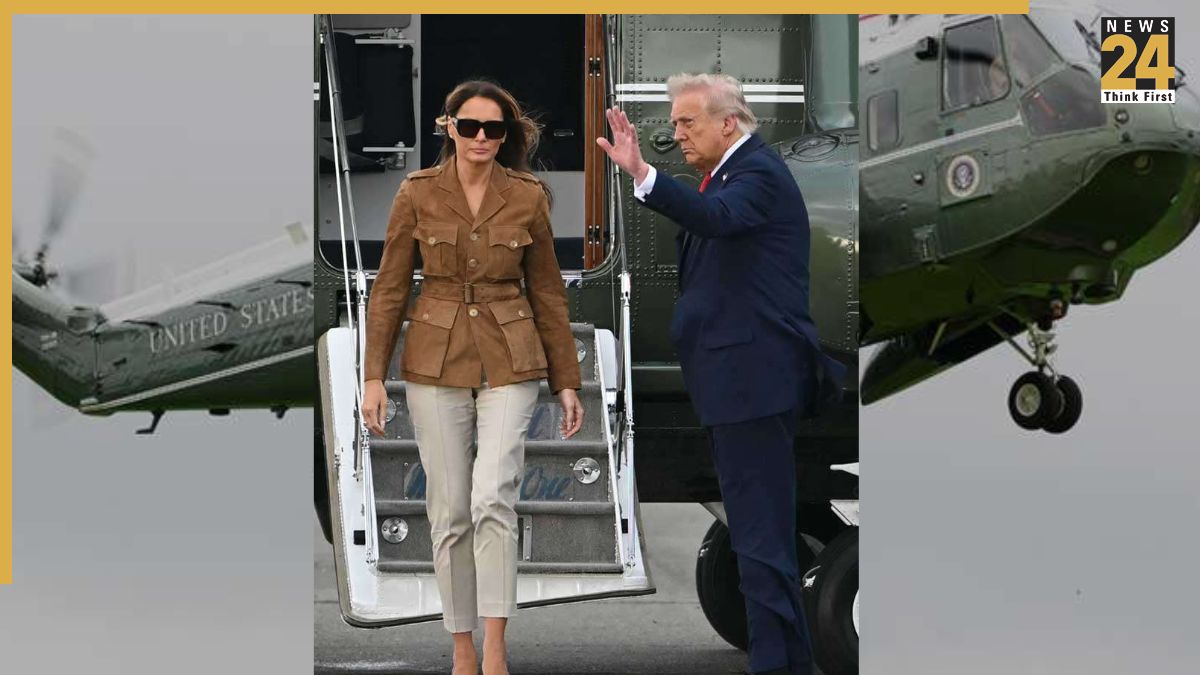 US President Donald Trump and First Lady Melania experienced a mid-air scare as their helicopter made an emergency landing. The White House later explained the cause, confirming their safety.