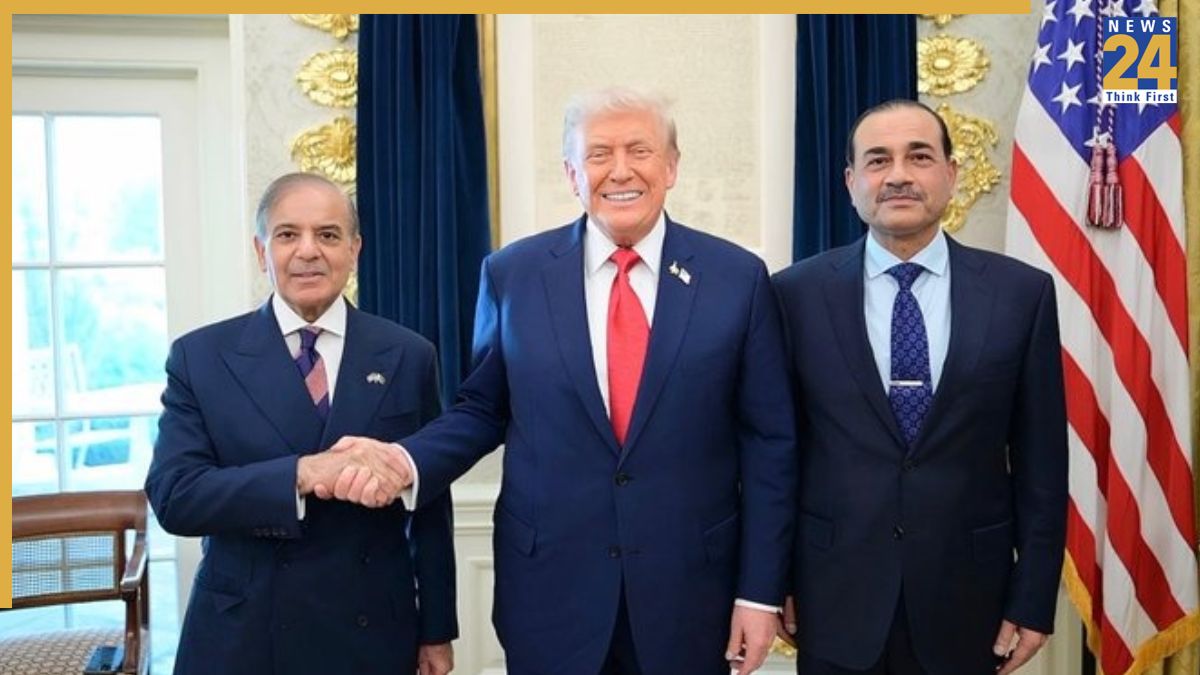 Pak PM Shehbaz Sharif meeting Trump