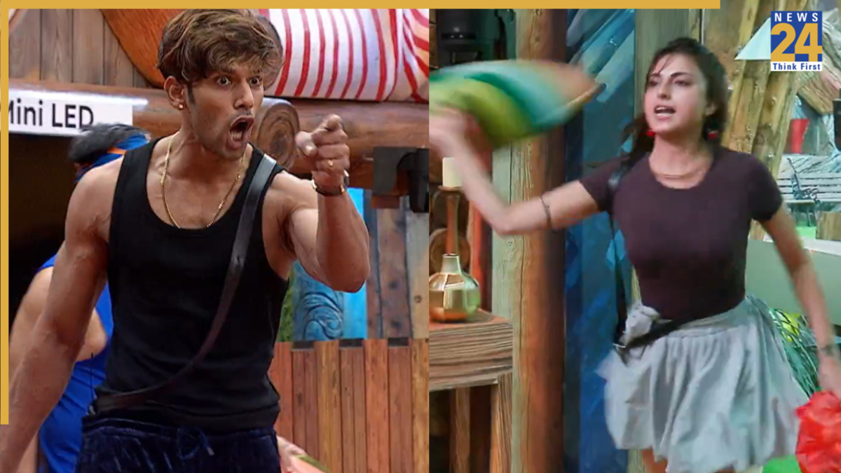 Bigg Boss 19: Baseer Ali Tosses Farhana Bhatt’s Mattress Into Pool, Fight Turns Ugly! WATCH