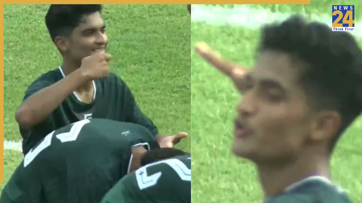 Pakistan U-17 striker Muhammad Abdullah makes disgraceful gestures on field