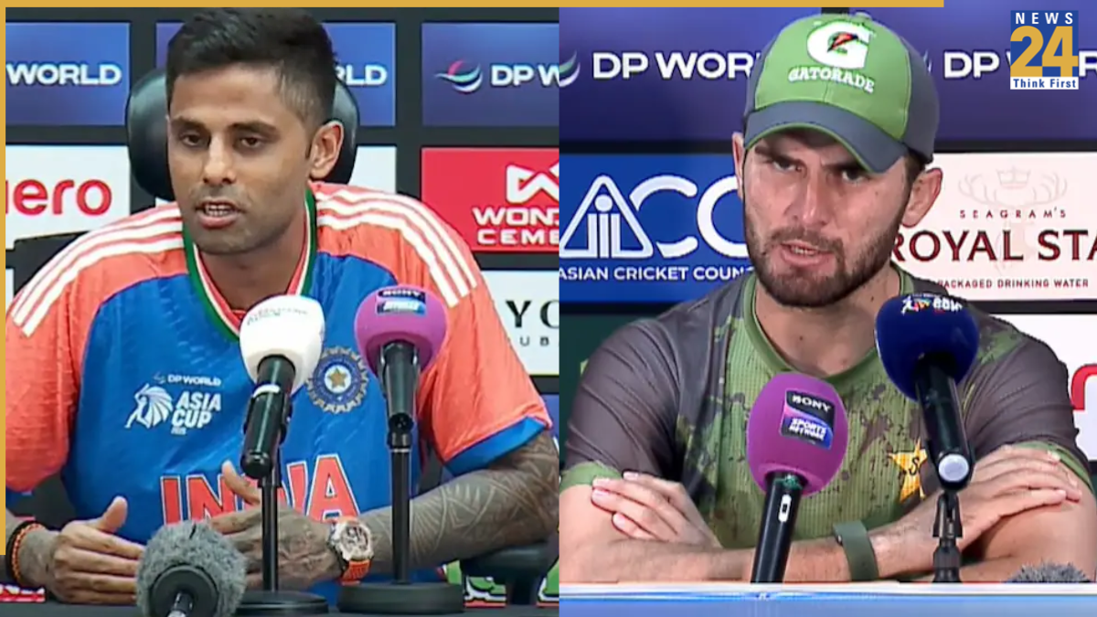 Suryakumar Yadav and Shaheen Afridi