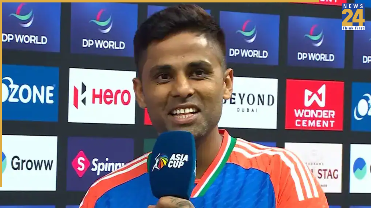Suryakumar Yadav in post-match presentation