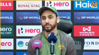 Salman Ali Agha in post match presentation