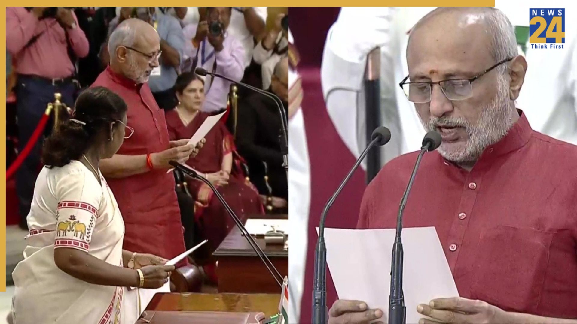 CP Radhakrishnan sworn in as 15th vice-president of India