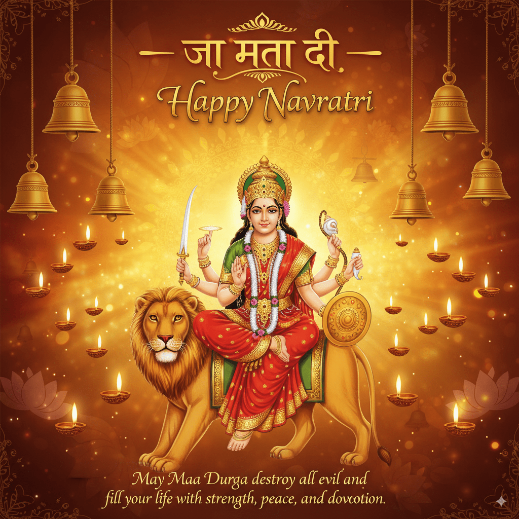 Navratri 2025 wishes: Create images with Google Gemini Nano Banana, ChatGPT to share on WhatsApp – steps and prompts