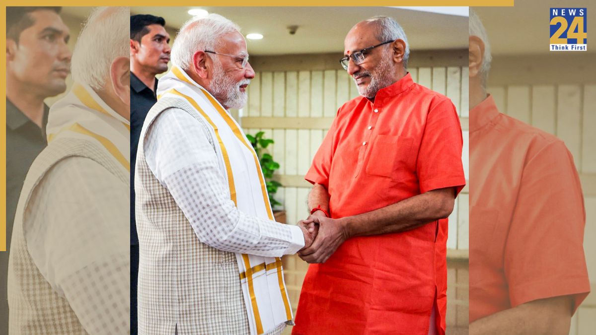 PM Modi Congratulates CP Radhakrishnan On Becoming New Vice President, Says He Will Be ‘Outstanding VP’