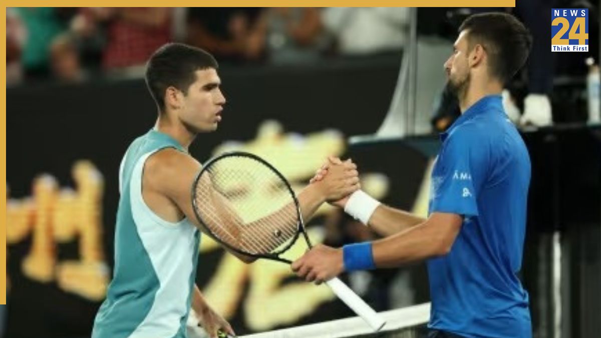Novak Djokovic and Carlos Alcaraz