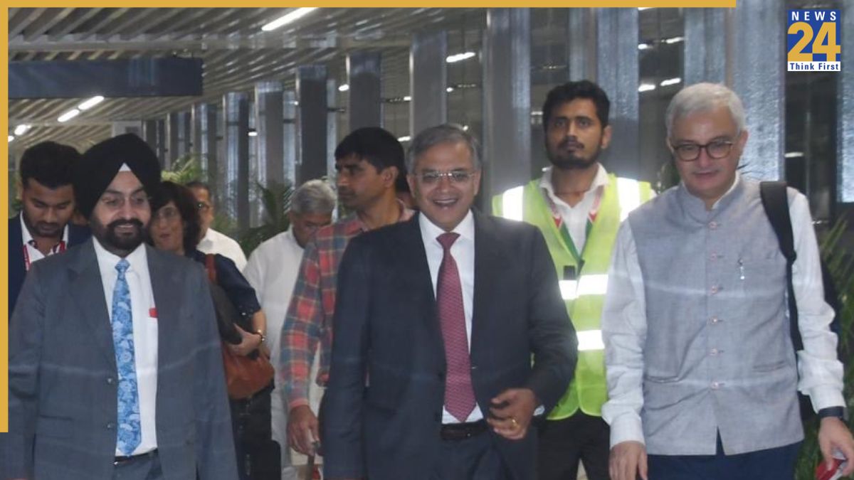 CEC Gyanesh Kumar with Election Commissioners Sukhbir Singh Sandhu and Vivek Joshi