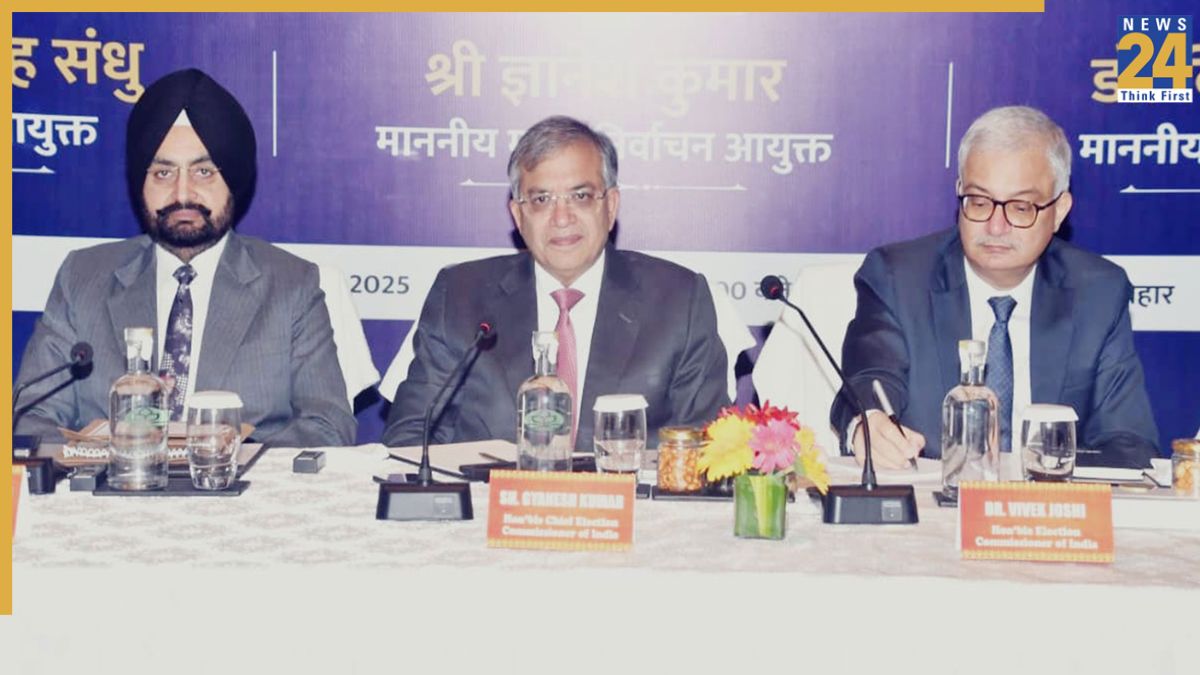 CEC Gyanesh Kumar-led delegation holds meeting with parties ahead of Bihar Assembly Elections.