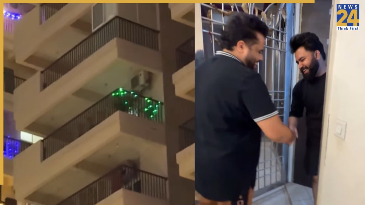 Noida Diwali Green Lights Viral Video Noida Diwali Green Lights Viral Video