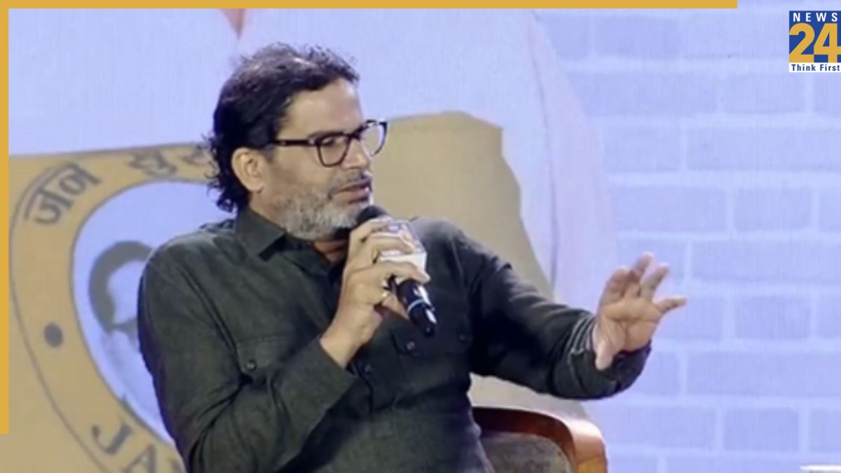 Prashant kishor (1) Prashant Kishor takes aim at Samrat Chaudhary during News 24 Manthan 2025