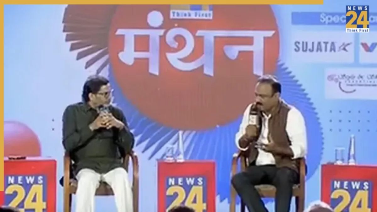 Prashant kishor Prashant kishor at News 24 Manthan 2025