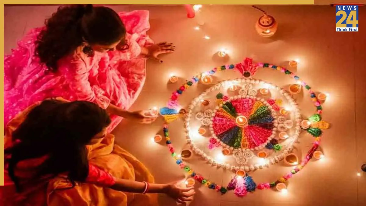 Rangoli Design Diwali 2025: Easy 5-Minute Rangoli Designs to Light Up Your Deepavali Celebration
