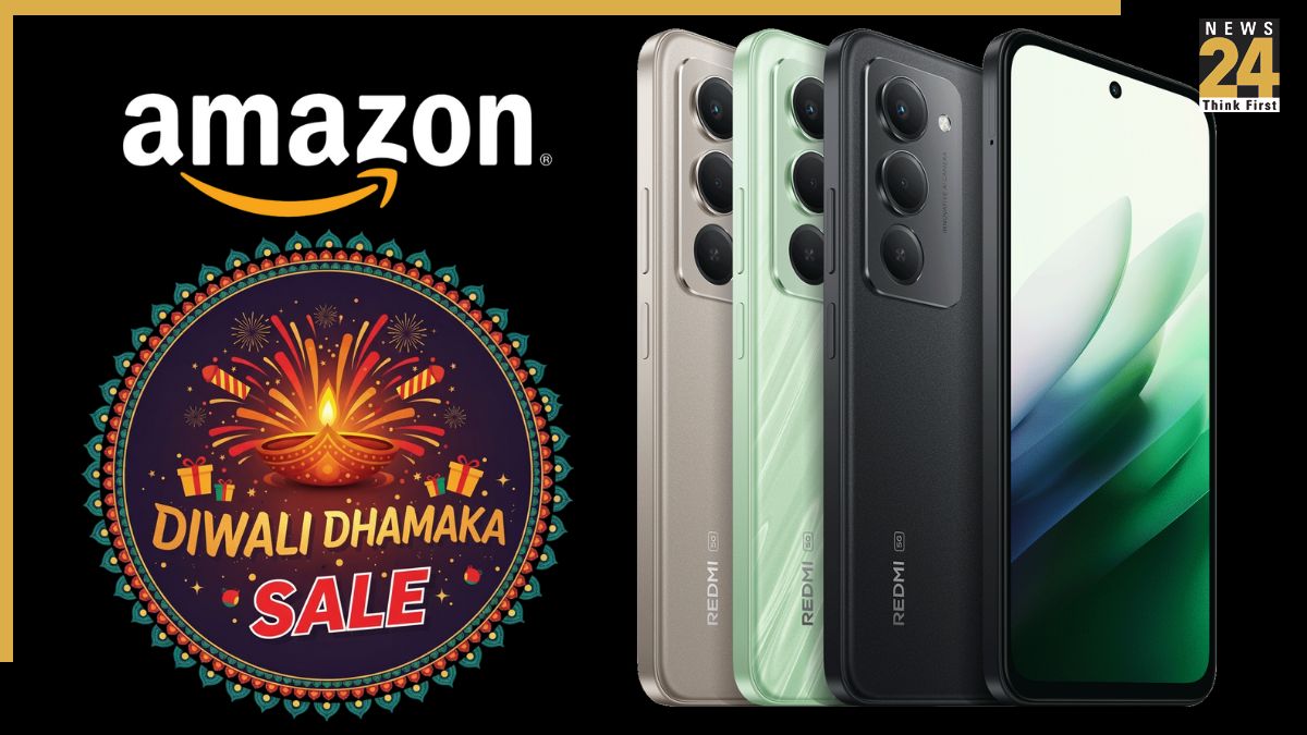 Redmi-15-5G Amazon Diwali Dhamaka sale: Redmi 15 5G Price Drop Alert! Smartphone With Massive 7,000mAh Battery Available At Just Rs…