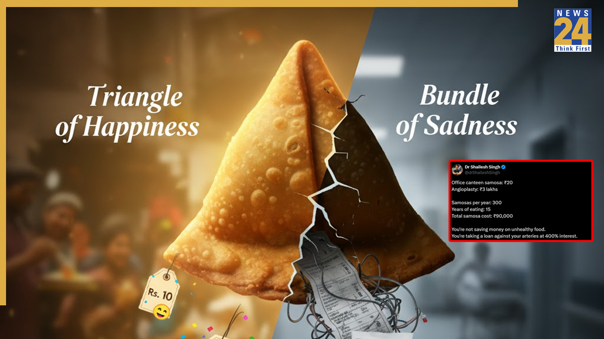 SAMOSA Samosas are a favorite among most of us. Warm, crunchy, and sweet, these tea break companions are perfect. But inside that golden triangle hides a combination of chemicals that can cause major cardiac damage.