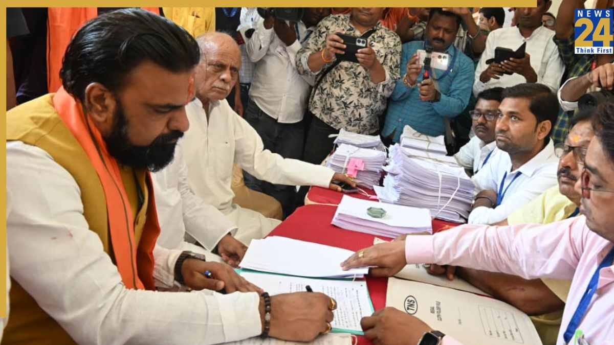 Bihar Elections 2025: Deputy CM and BJP candidate Samrat Choudhary files nomination from Tarapur