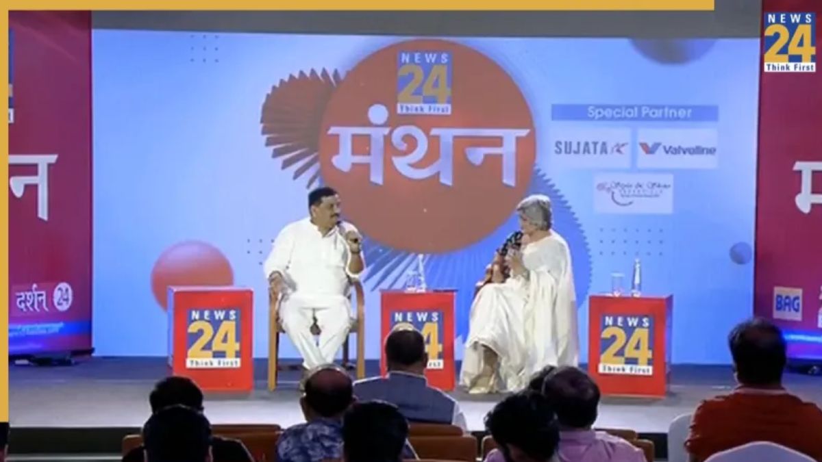 Manthan 2025- Sanjay Jha predicts NDA’s landslide win, defends Nitish Kumar’s secular image