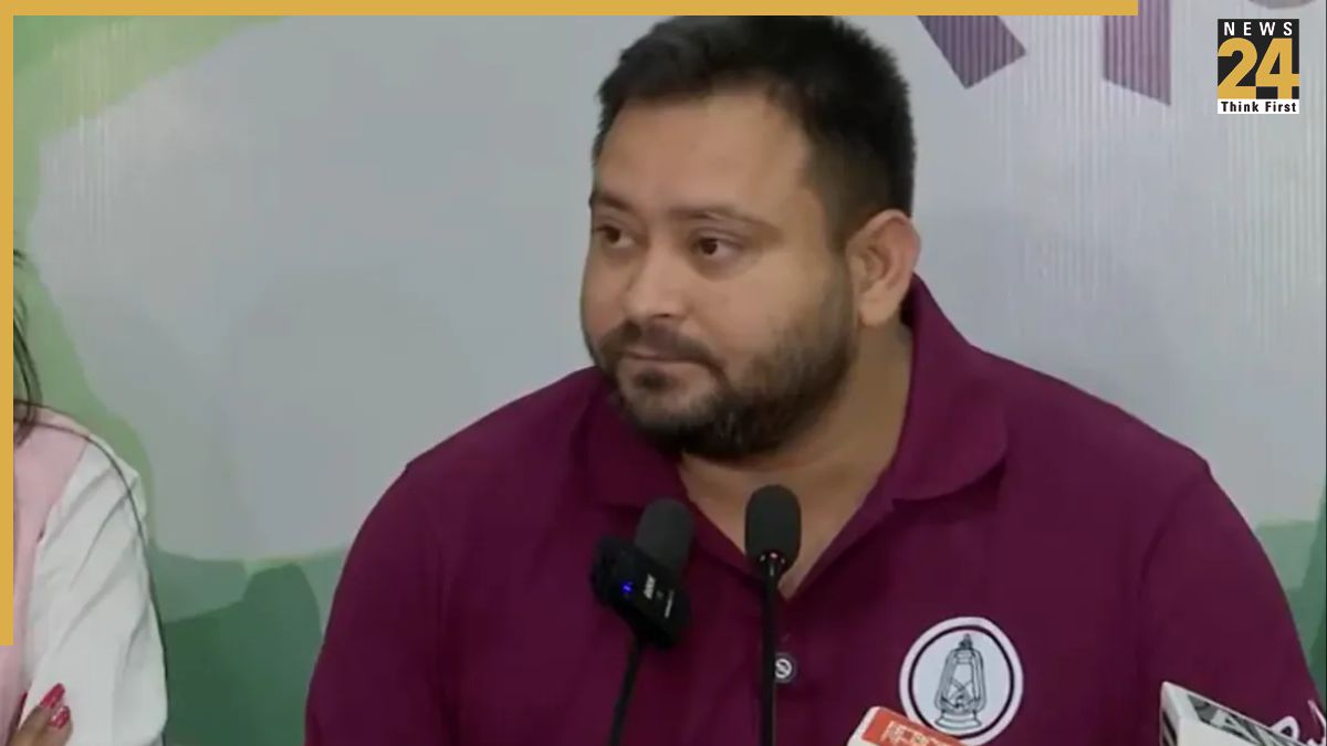 Tejashwi_712d05 Bihar Elections 2025: Tej Pratap Yadav inspects strong room at Raj Narain College ahead of election results day