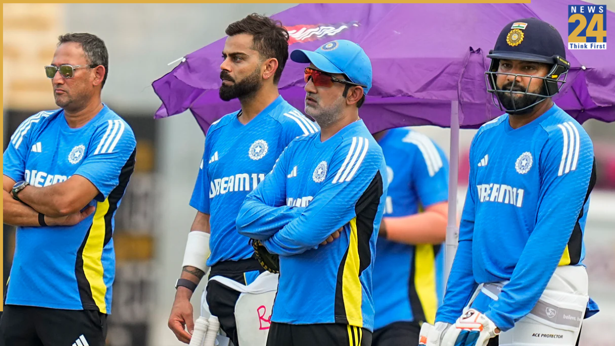 Ajit Agarkar, Virat Kohli, Gautam Gambhir and Rohit Sharma