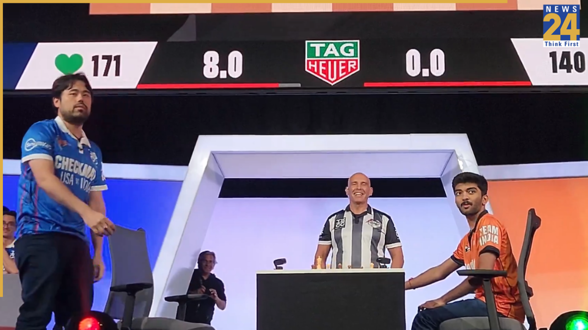 D Gukesh lost against Hikaru Nakamura