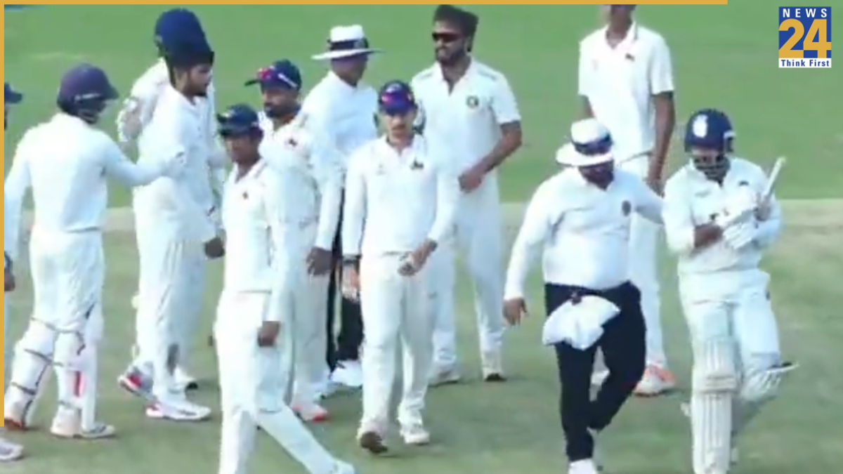 Prithvi Shaw and Musheer Khan was involved in a heated confrontation