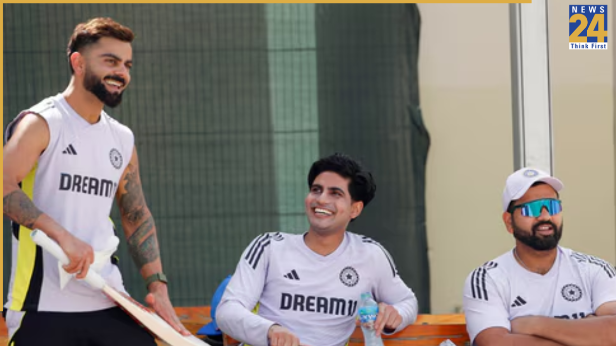 Virat Kohli, Shubman Gill and Rohit Sharma