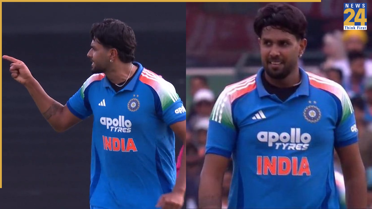 Harshit Rana takes four wickets in third ODI against Australia Harshit Rana takes four wickets in third ODI against Australia