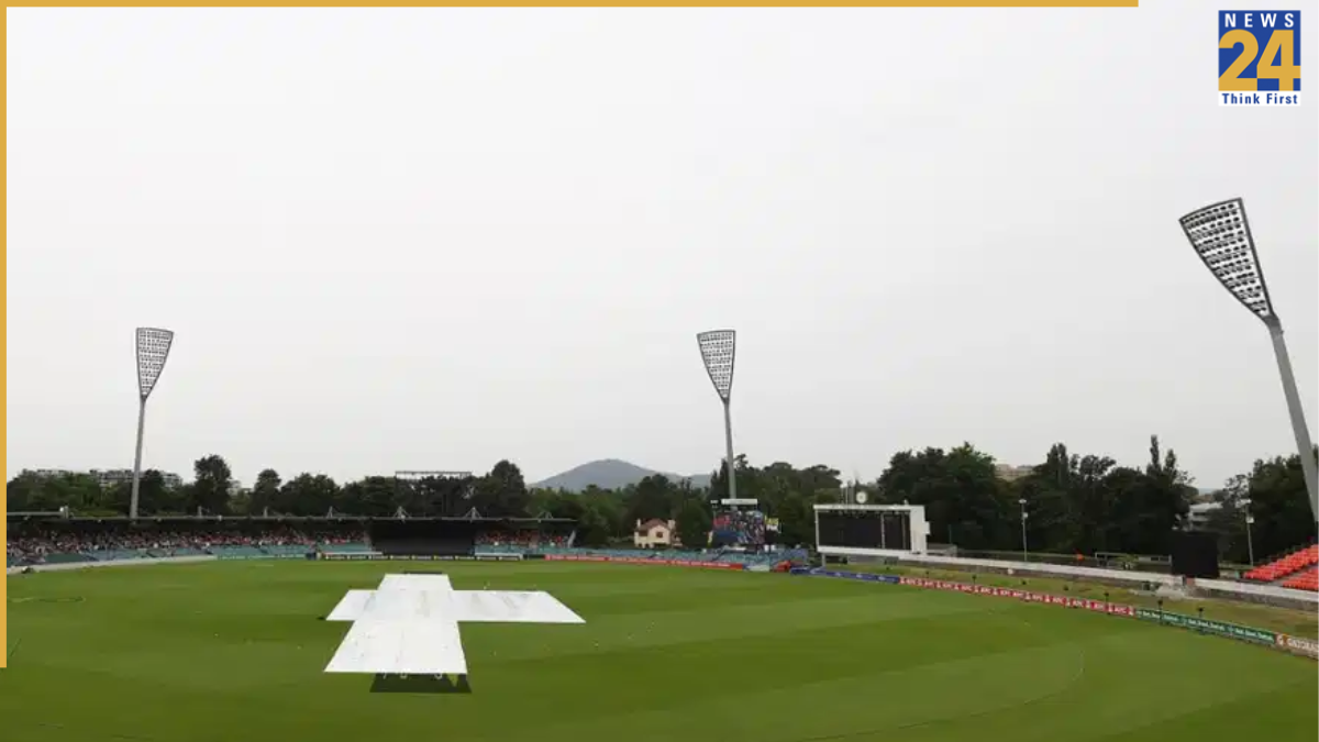 Manuka Oval cricket ground in Canberra, Australia
