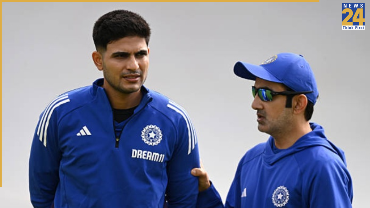 India's Test captain Shubman Gill and Gautam Gambhir