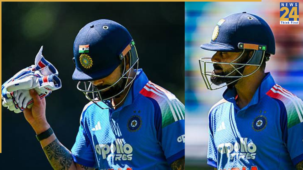 Virat Kohli was dismissed for a duck again