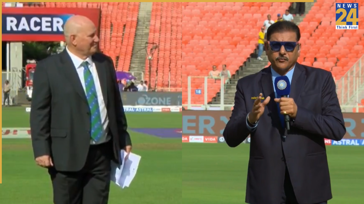 Ravi Shastri gives telling welcome to Andy Pycroft Ravi Shastri gives telling welcome to Andy Pycroft