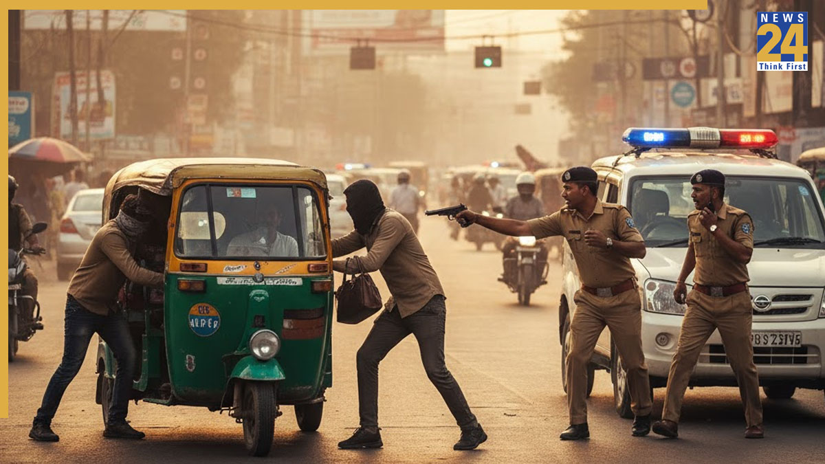 Crossings Republik Robbery NCR News: Four people were taken into custody by police on Monday on suspicion of robbing a grandmother and granddaughter of their jewelry while they were in an autorickshaw in the Crossings Republik area.