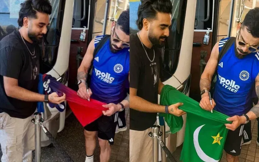 Fact Check: विराट कोहलीने पाकिस्तानी जर्सीवर दिला ऑटोग्राफ? समोर आले वायरल फोटो मागचे सत्य?