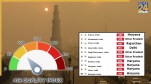 Delhi ranked fifth among the top 35 Indian cities in the world's worst air quality rankings, with several of them having air quality index (AQI) ratings exceeding 400. (Source: AQI.in)