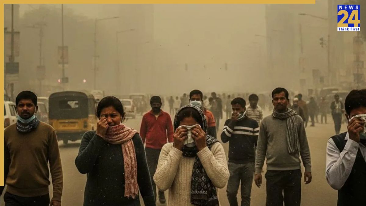 Delhi Aqi (6) Delhi AQI: How winter smog is causing dry eyes – Here’s how to prevent it