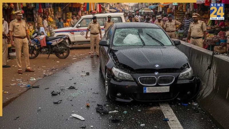 Delhi BMW Car Accident