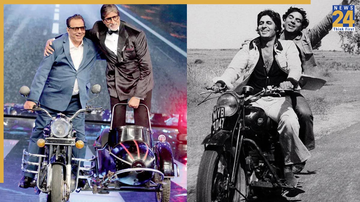 Dharmendra-Amitabh Legendary actor Dharmendra passed away at the age of 89. Amitabh Bachchan and other well-known Bollywood stars paid their respects at his funeral.