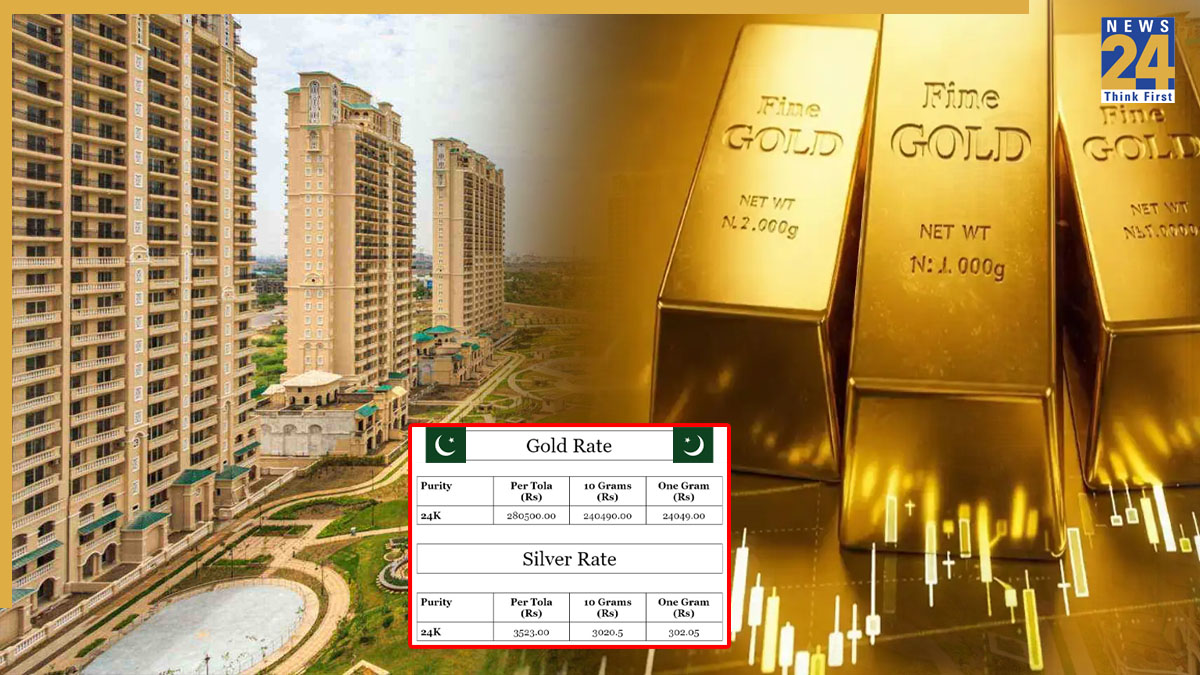 Pakistan GOLD RATE Today Gold has become cheaper not only in India but also in Pakistan, although the rate of gold in the neighboring country is still so high that you may buy a 1BHK flat by selling a few golds.