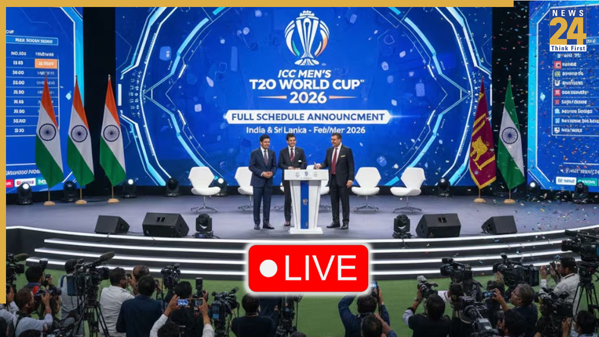 LIVE | T20 World Cup Schedule Announcement (STARTED): The Venues have been REVEALED! 5 from India and 3 from Sri Lanka