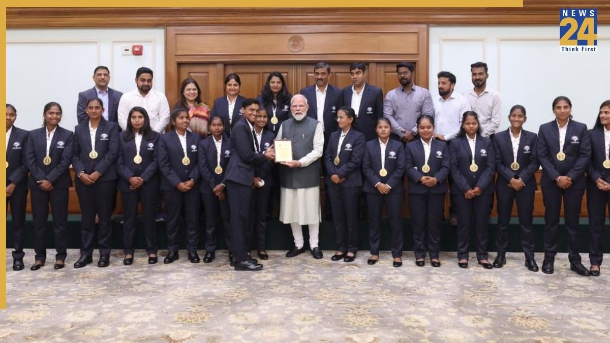 PM Modi honours India’s Women’s Blind Cricket Champions
