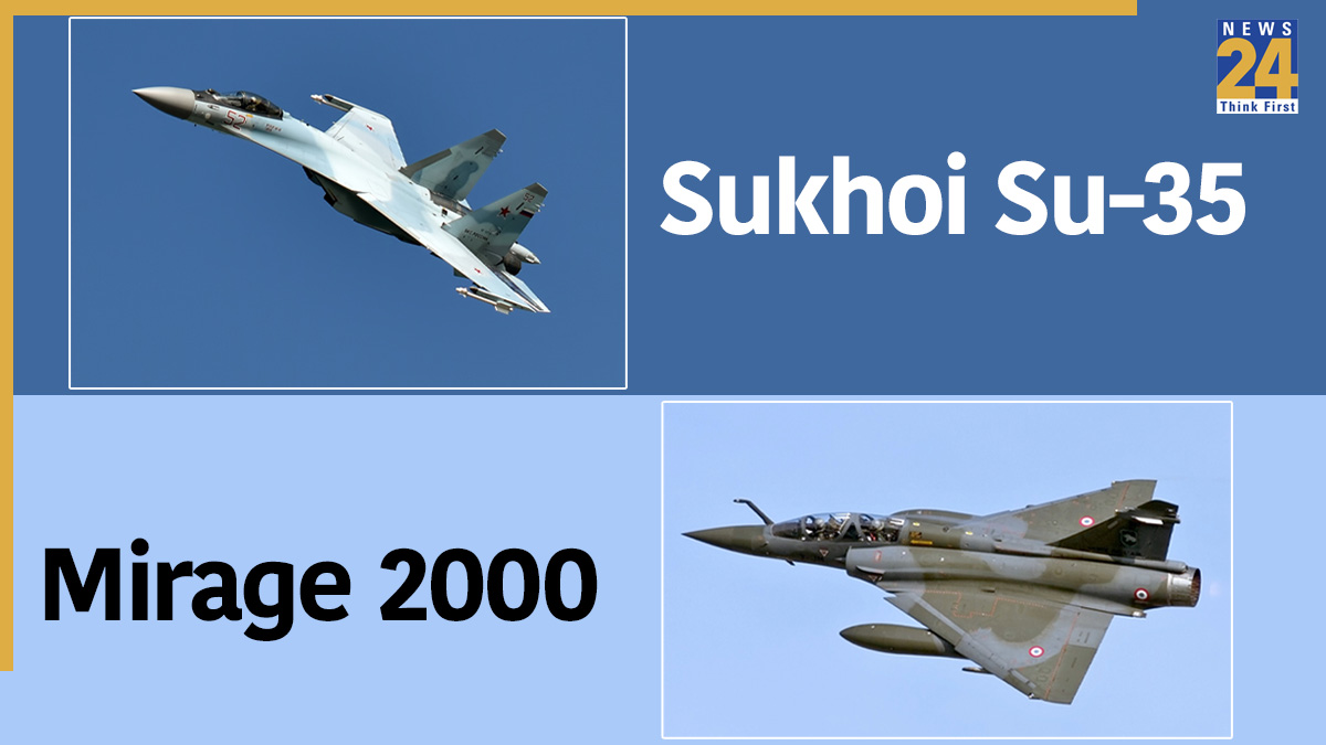 Sukhoi Su-35 jet and mirage 2000 fighter jet Su-35 vs Mirage-2000: Air war escalates, Ukraine releases video claiming supremacy over Russian fighter jets