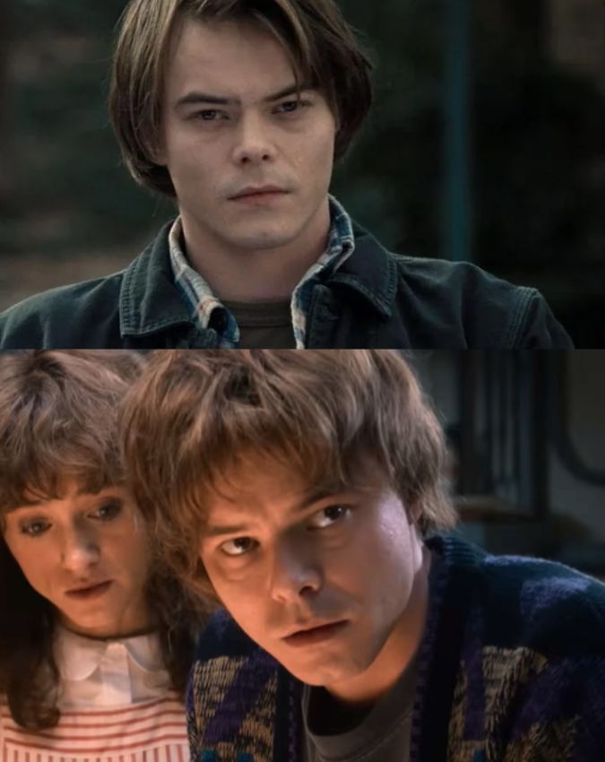 stranger things then vs now -1-2-3-4-5-6-7-8-9