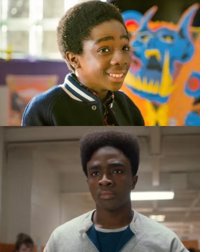 stranger things then vs now -1-2-3-4-5