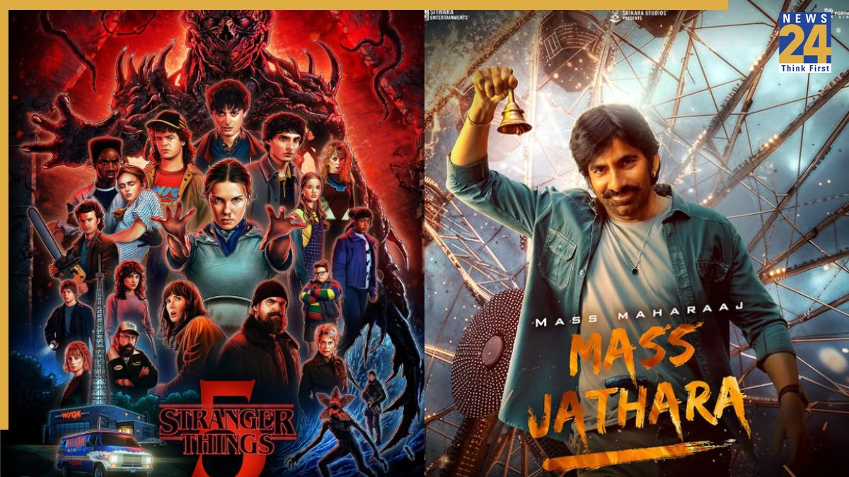 OTT Releases This Week (Nov 23-30): Stranger Things Season 5 to Mass Jathara, movies and web series to watch online