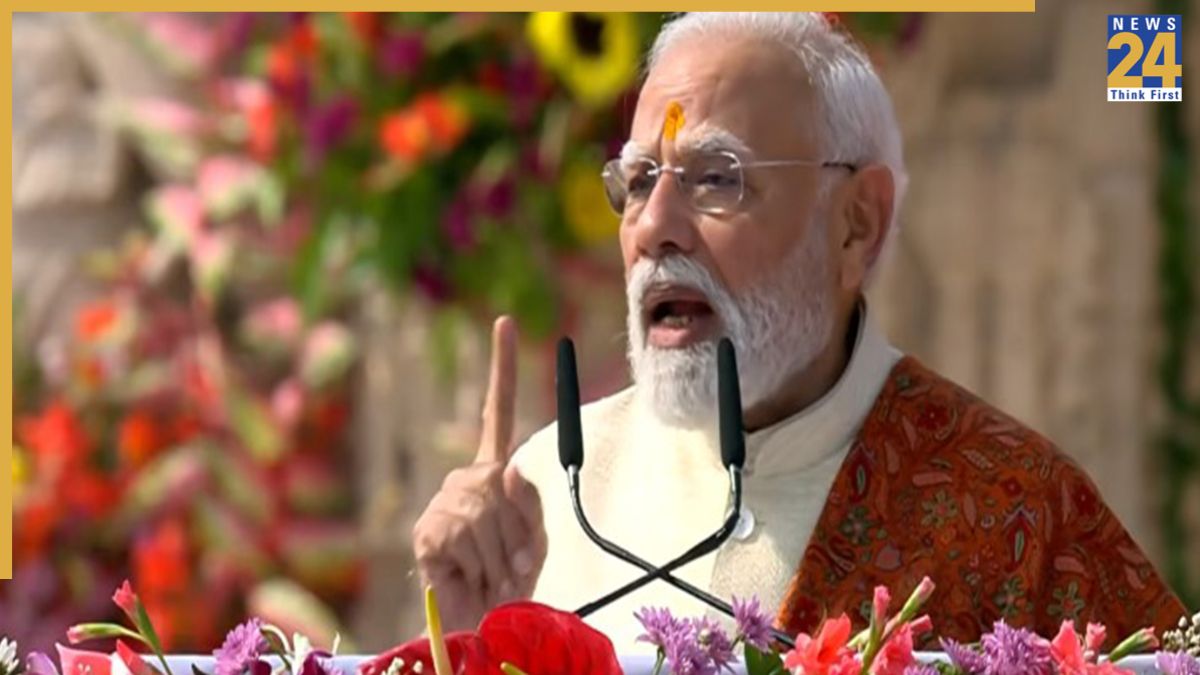 pm modi (54) ‘Wounds of centuries healed today’: PM Modi at Ram Temple 'Dwajarohan' ceremony