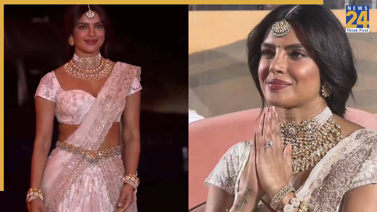 Priyanka Chopra dazzles in white, greets fans with a warm namaste at GlobeTrotter event – SEE pics