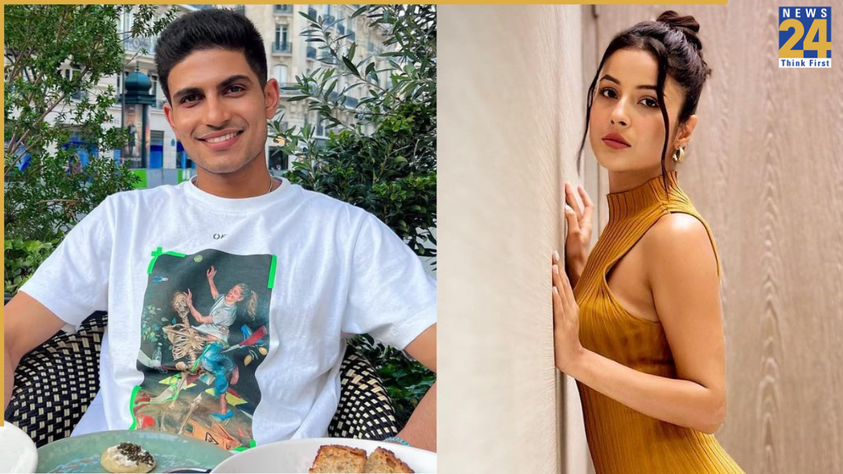 Shubman Gill and Shehnaaz Gill Shubman Gill and Shehnaaz Gill