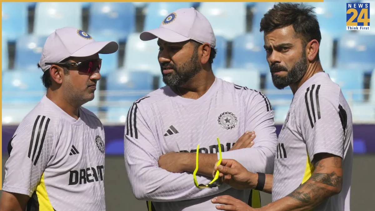 Gautam Gambhir with Rohit Sharma and Virat Kohli Gautam Gambhir with Rohit Sharma and Virat Kohli