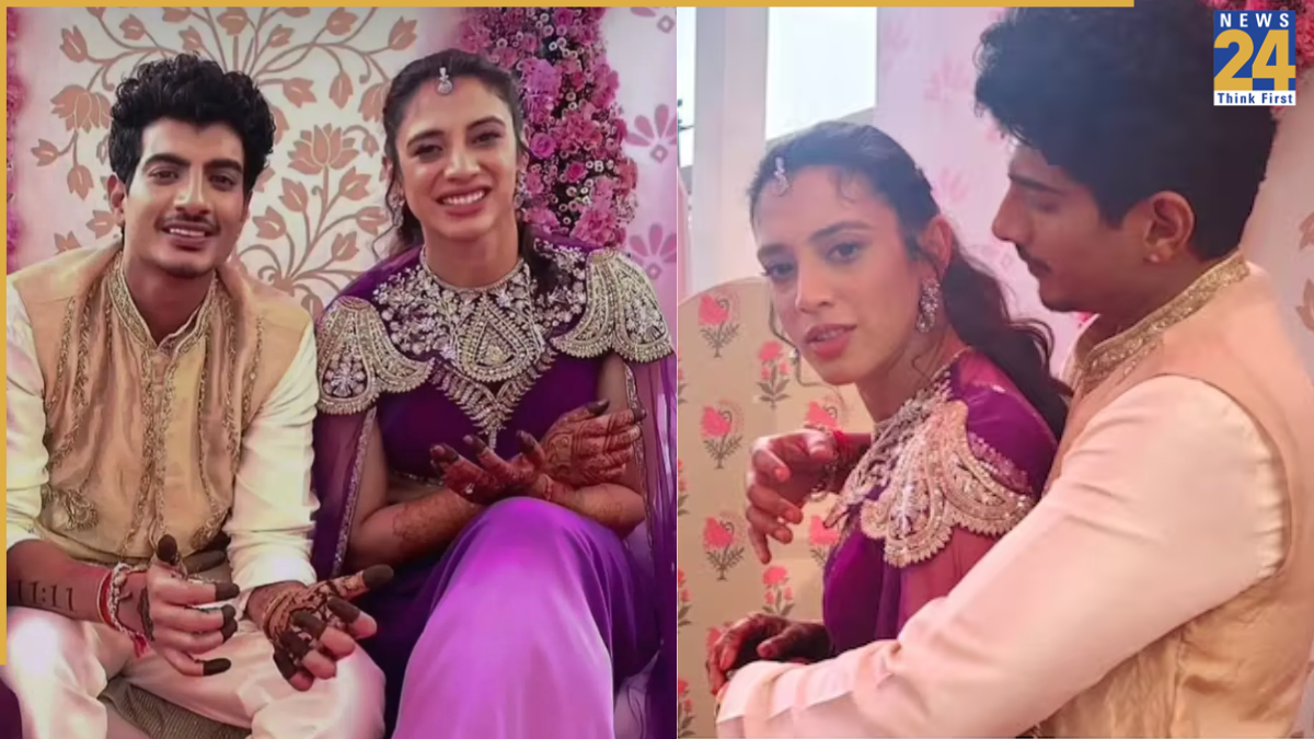 Palash Muchhal and Smriti Mandhana