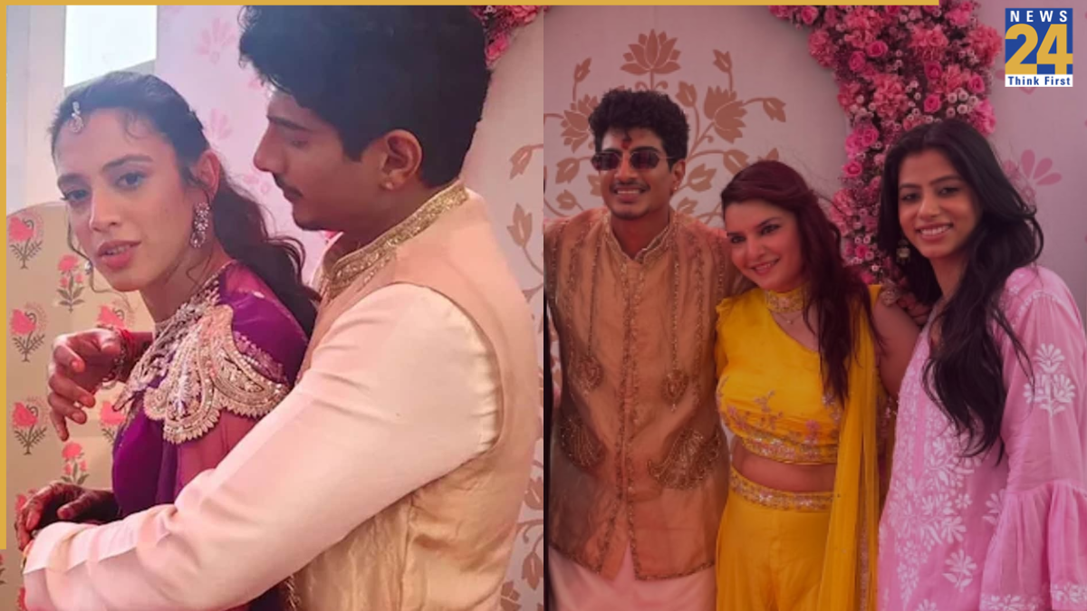 Smriti Mandhana, Palash Muchhal and the two wedding choreographers